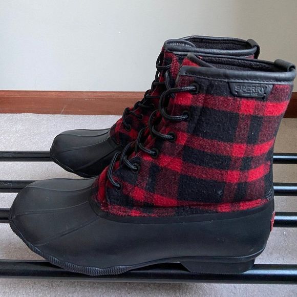 SPERRY Men Saltwater Duck Boots - NEW NIB NWB NWT - Picture 3 of 8